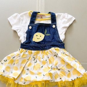 Lemon Coverall dress